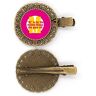 OFFbb-USA Moeder Houdt Van Grootheid Art Deco Gift Mode Haarspeld Hoofdtooi Broche Haar Clip Baret