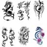 XZEIT Nieuwe tijdelijke tattoo-stickers for mannen Dragon tijdelijke tattoo-stickers Tatoo mannen Body Art Tattoo waterdichte tijdelijke tattoos Kit Tattoo Art nep-tatoeages (Color : 1Sets)