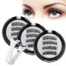 BAAROO Lumentes Magnetic Eyelashes, Lumentes Magnetic Lashes, Reusable Magnetic Eyelashes, Lumentes Eyelashes Magnetic Lashes, Magnetic Eyelashes Natural Look, 3D Magnetic False Eyelashes (Thick×3)