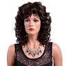 Wigs Afrikaanse zwarte pruik bruin bruin gemengd blond kort Afrikaans haar, zwarte vrouwen pruik 150% dichtheid afrikaanse zwart kort krullend haar krullend geen lijm pruik,20 inches