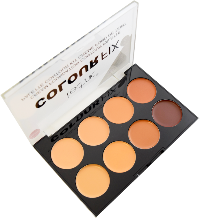 Technic Colour Fix Cream Foundation Contour Palette 2 8 x 3,5 g Make-Up Palette