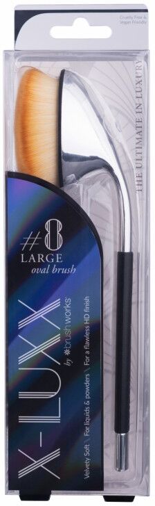 Brush Works X-Luxx Large Oval Brush #8 1 st Penseel