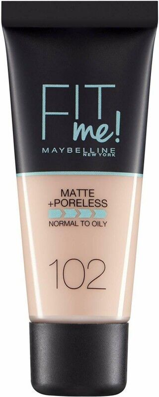 Maybelline Fit Me Matte & Poreless Foundation 102 Fair Ivory 30 ml Foundation