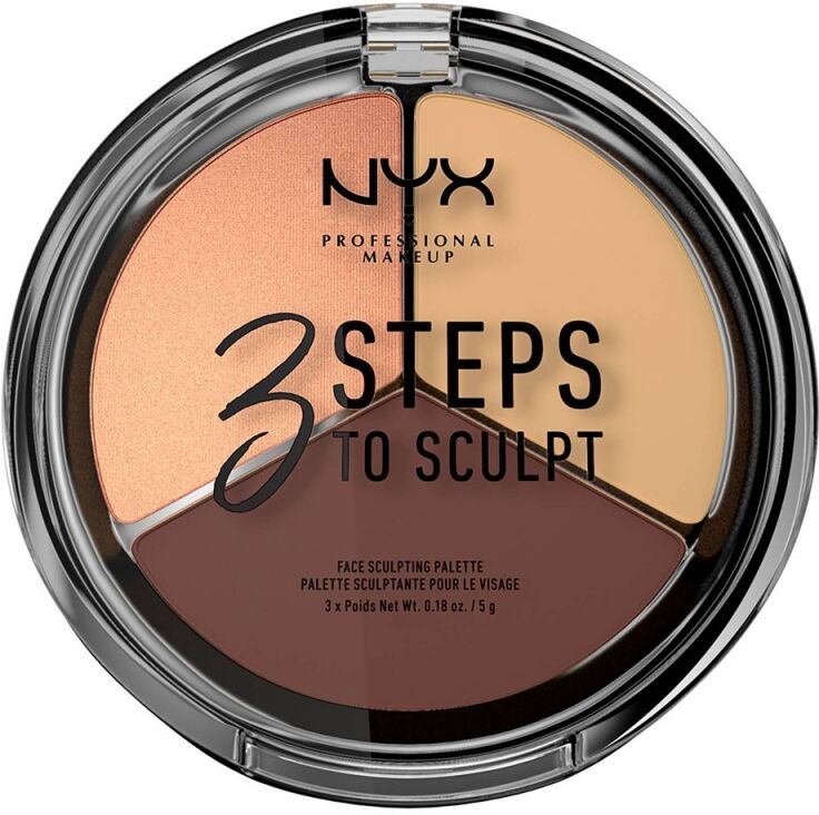 NYX 3 Steps To Sculpt Medium 5 g Face Contour