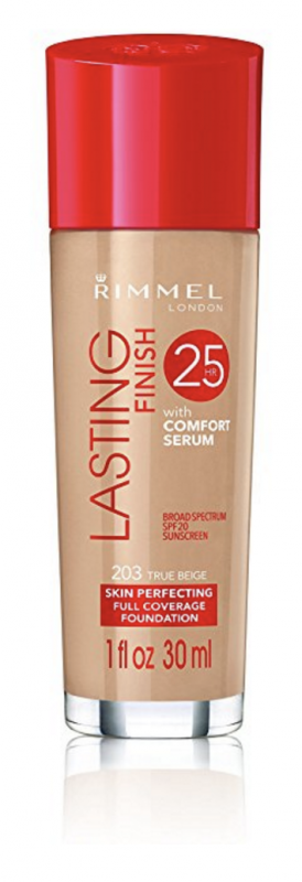 Rimmel Lasting Finish 25h Foundation With Comfort Serum 203 True Beige 30 ml Foundation