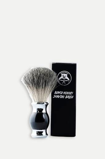 Beard Monkey Skjeggpleie Shaving Brush Grå  Male Grå