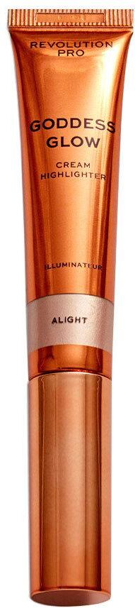 Makeup Revolution Revolution Beauty Makeup Revolution Pro Goddess Glow Cream Highlighter Alight 15ml