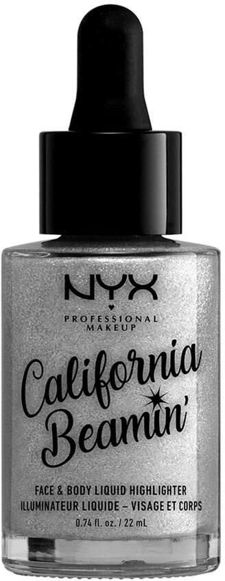 NYX Professional Makeup California Beamin Face & Body Liquid Highlighter Bombs 22ml