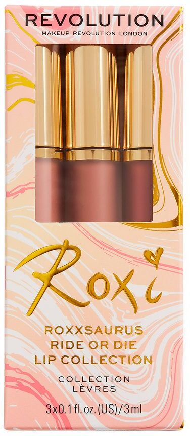 Makeup Revolution X Roxxsaurus Ride Or Die Lip Collection 3x3ml