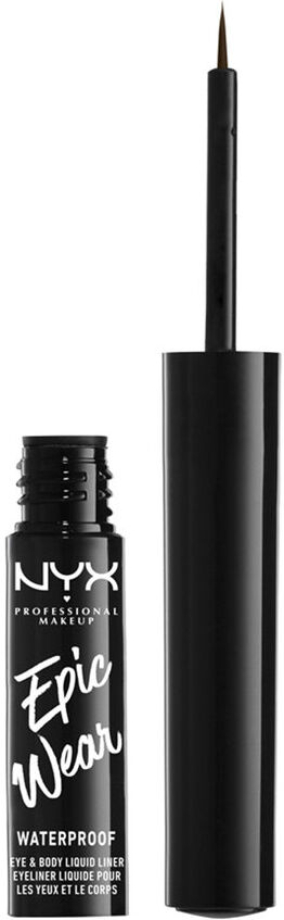 NYX Professional Makeup Epic Wear Semi Permanent Eye & Body Liquid Liner Brown 3,5ml