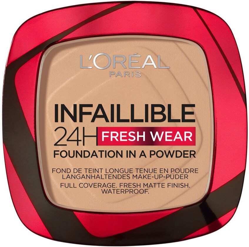 L'orèal Paris L'Oréal Paris Infaillible 24H Fresh Wear Foundation In A Powder Golden Beige 9g