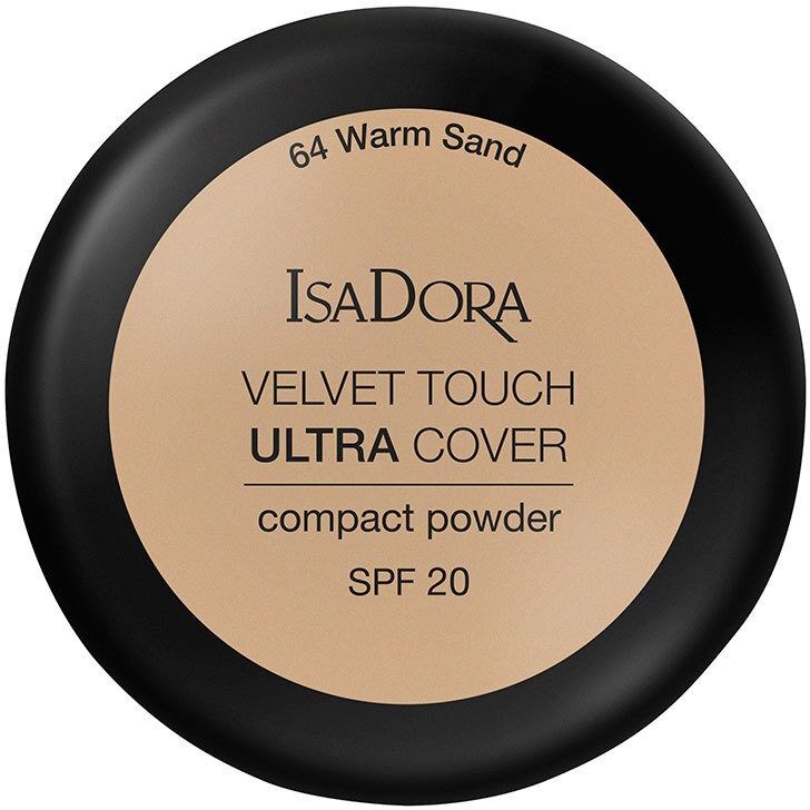 IsaDora Velvet Touch Ultra Cover Compact Powder SPF20 64 Warm Sand 7,5g