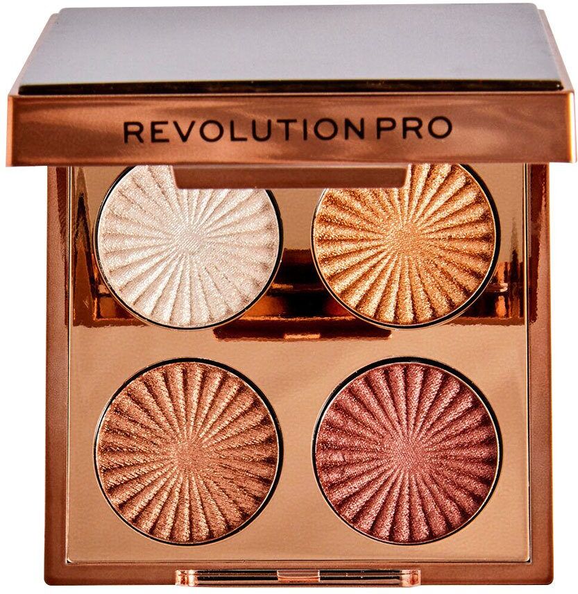 Makeup Revolution Revolution Pro Goddess Glow Eye Quad Sunkissed Eyeshadow Palette 4x1,1g