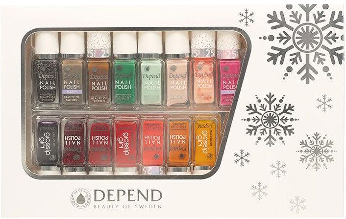 Depend Nail Polish Set Assorted Colors 15x5ml