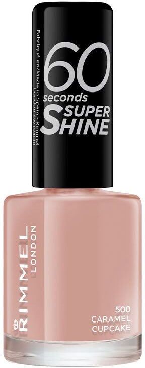 Rimmel London 60 Seconds Super Shine Nail Polish #500 Caramel Cupcake 8ml