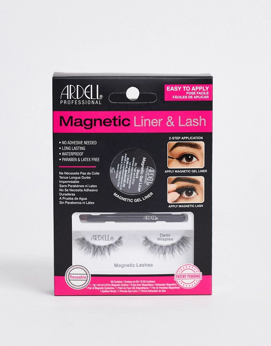 Ardell Magnetic Lash Kit - Demi Wispies-Black  Black