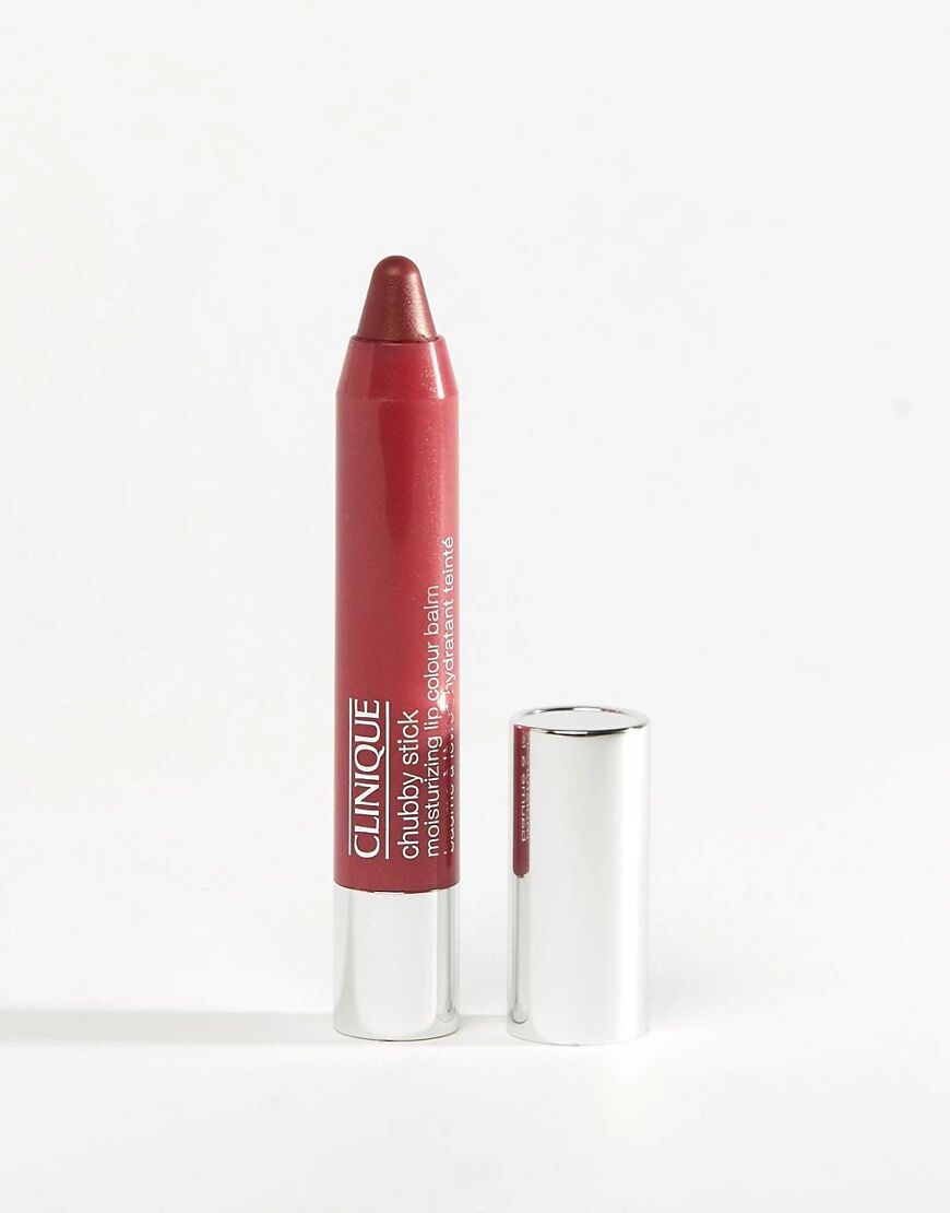 Clinique Chubby Stick Moisturizing Lip Colour Balm- Super Strawberry-Pink  Pink