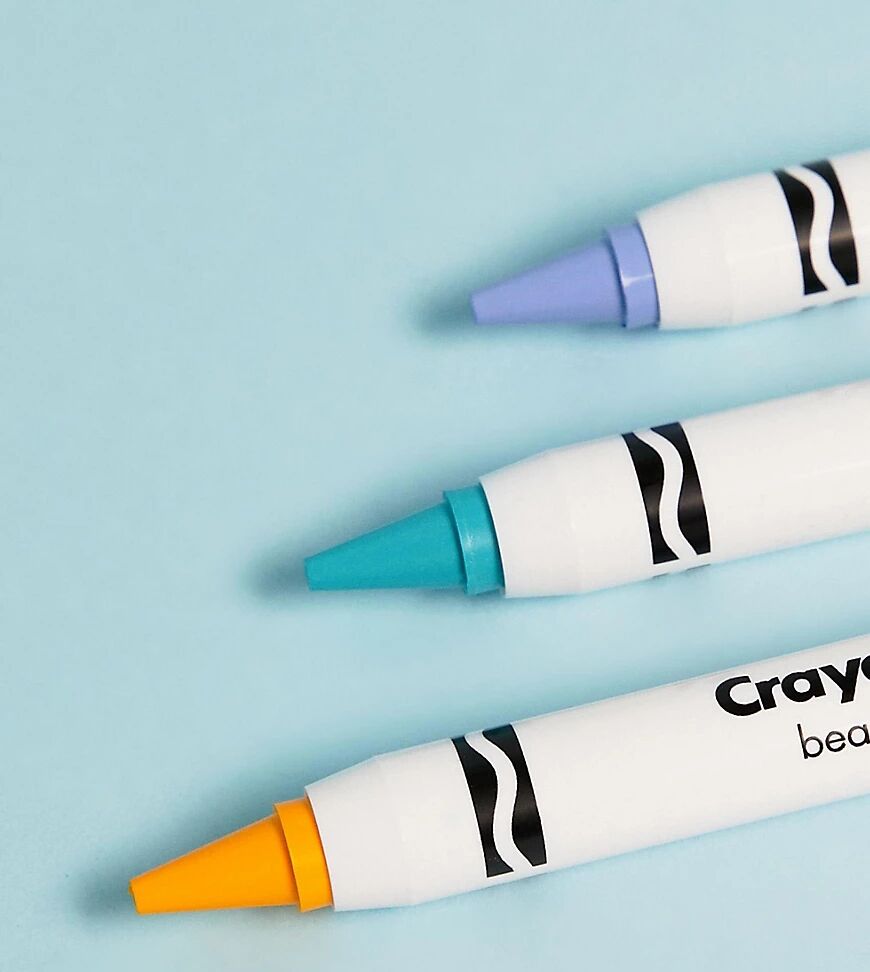 Crayola Colour Crayon Trio Macaron - Face Crayons-Multi  Multi