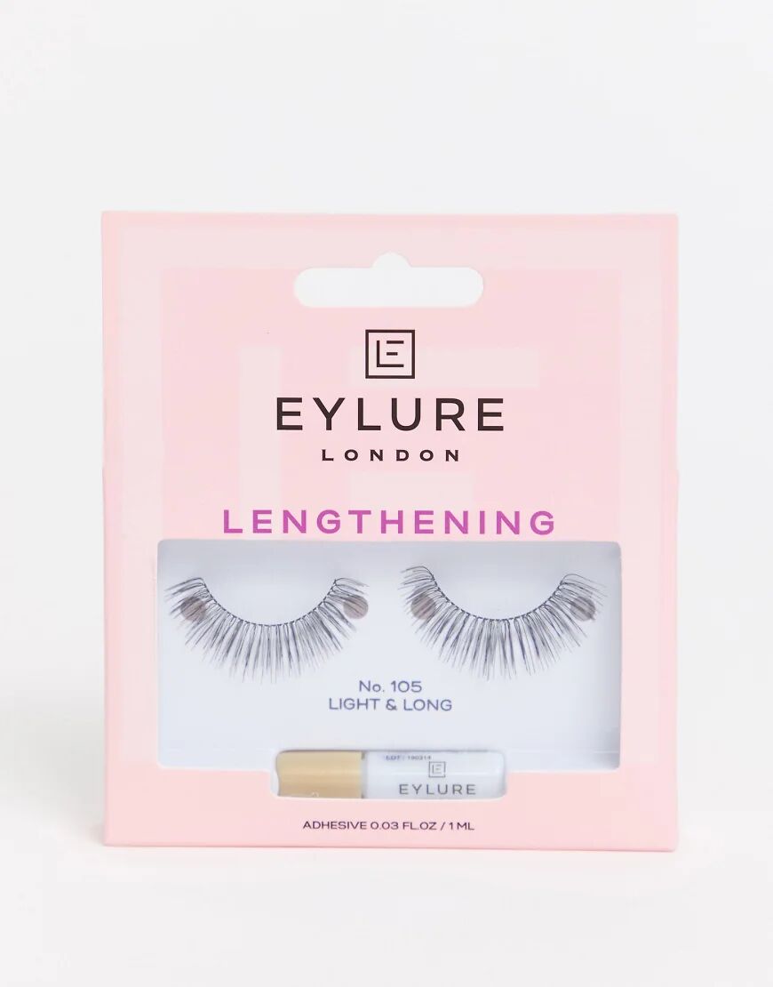 Eylure Lengthening Lashes - No. 105-Black  Black