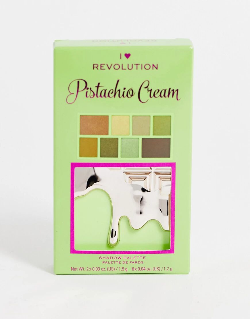 I Heart Revolution Mini Pistachio Cream Chocolate Palette-Multi  Multi
