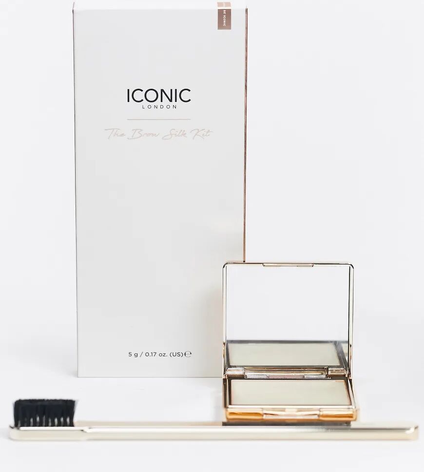 Iconic London Brow Silk & Brush Bundle-Clear  Clear