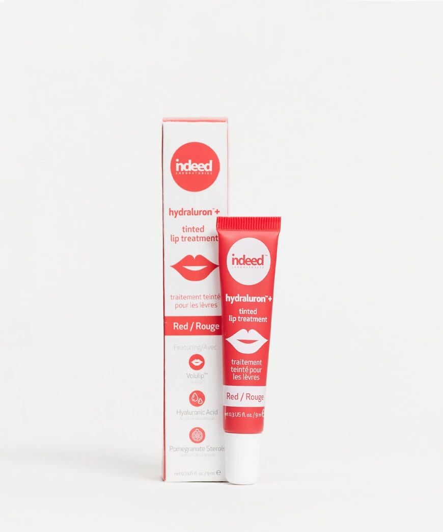 Indeed Laboratories Indeed Labs Hydraluron+ Tinted Lip Treatment in Red-Clear  Clear