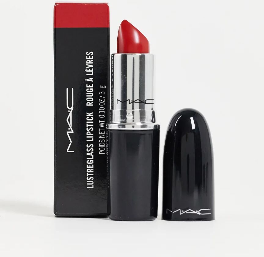 MAC Lustreglass Lipstick - Lady Bug-Red  Red