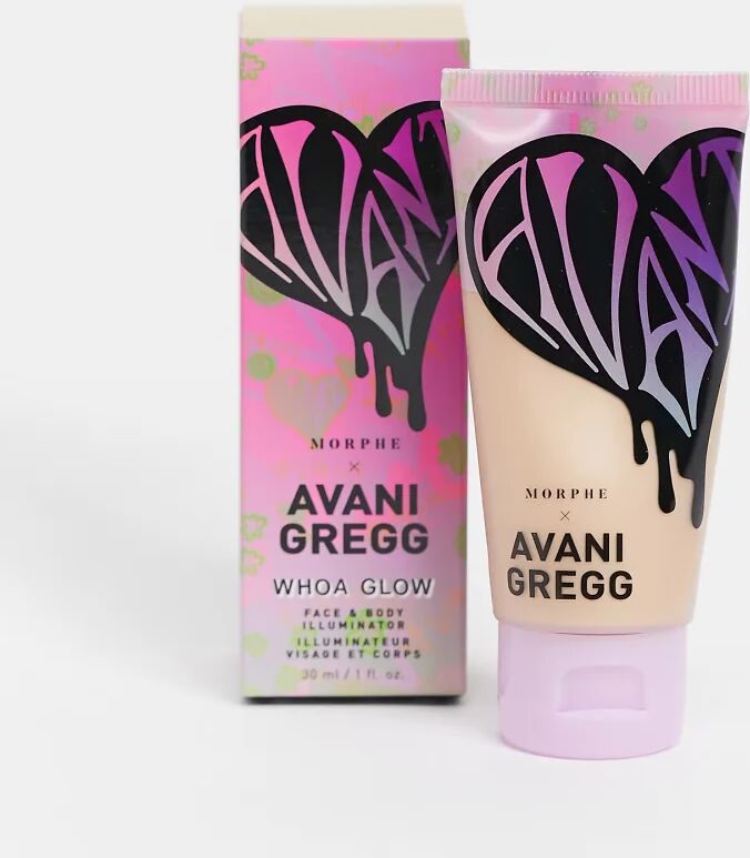 Morphe X Avani Gregg Whoa Glow Face & Body Illuminator-Gold  Gold