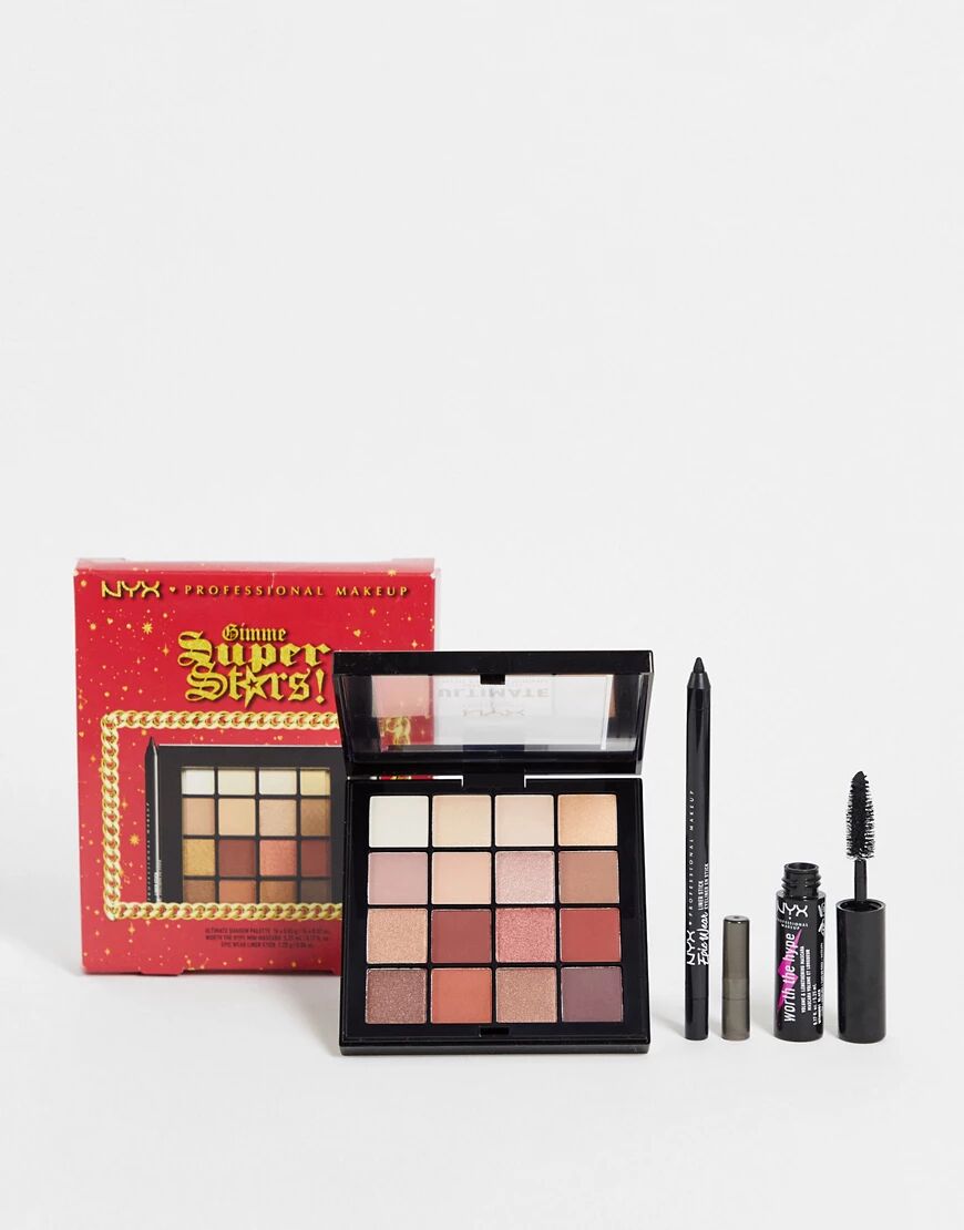 NYX Professional Makeup Gimme Super Stars! Look Up To The Skies Trio Eye Gift Set-Multi  Multi