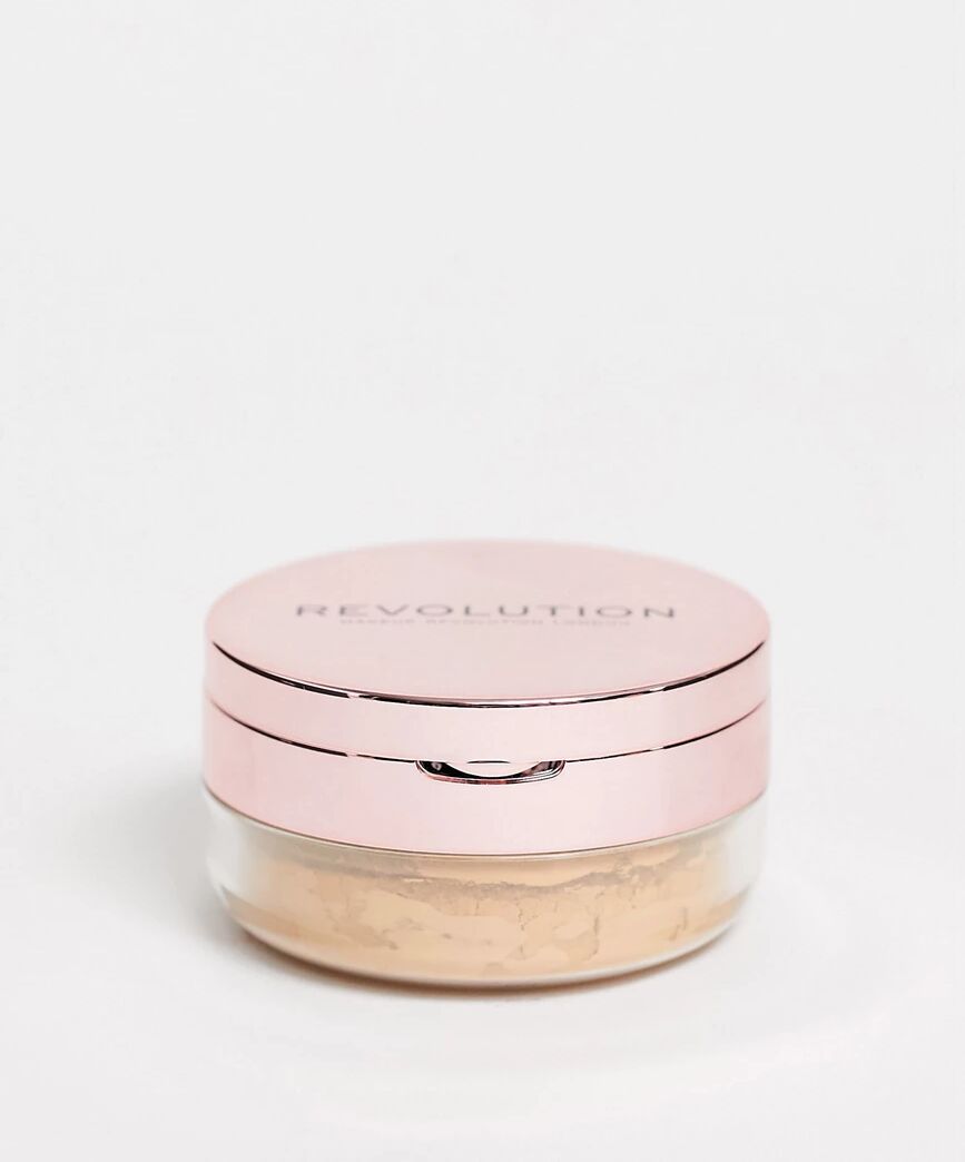 Revolution Conceal & Fix Setting Powder Deep Honey-No colour  No colour