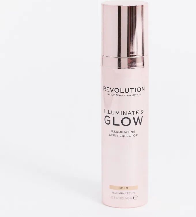 Revolution Glow & Illuminate Liquid Highlighter - Gold-Multi  Multi