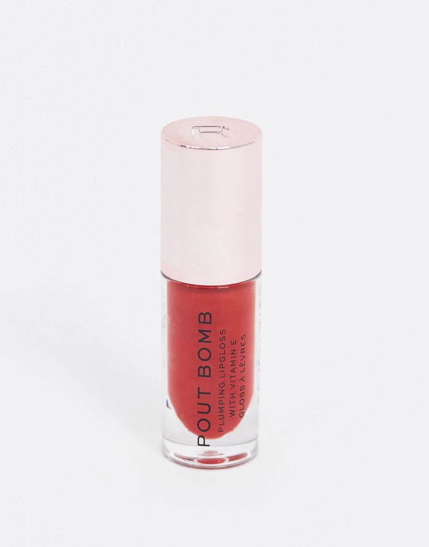 Revolution Pout Bomb Plumping Lip Gloss - Juicy-Pink  Pink