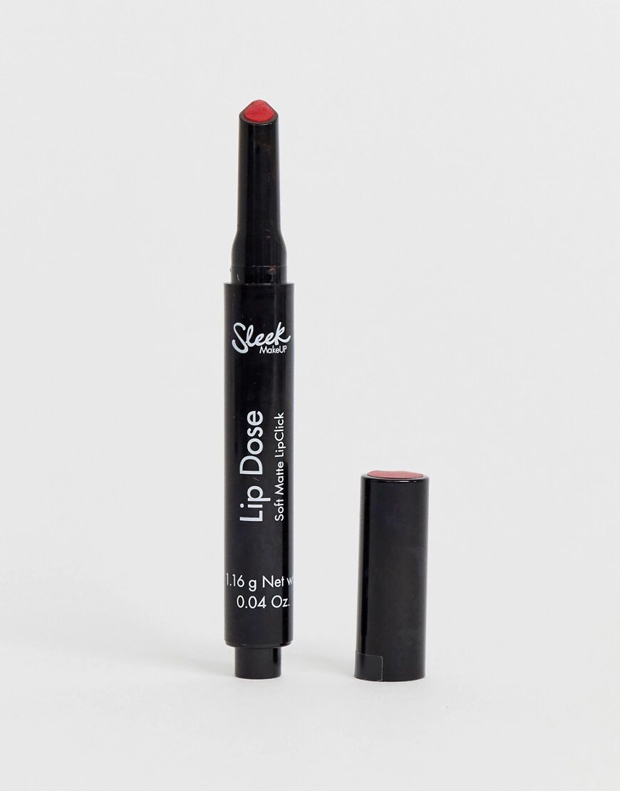 Sleek MakeUP Lip Dose Soft Matte LipClick - Disruptive-Red  Red