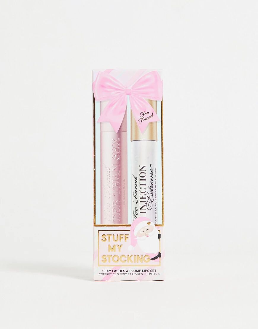 Too Faced Cosmetics Too Faced Limited Edition Stuff My Stocking Mascara & Lip Plumper Gift Set (save 48%)-Multi  Multi