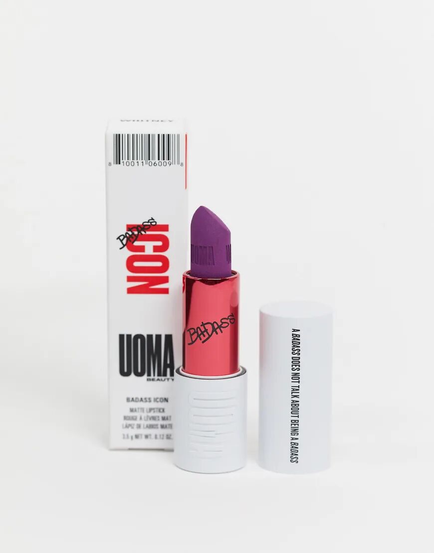 UOMA Beauty BadAss Icon Concentrated Matte Lipstick - Chaka-Purple  Purple