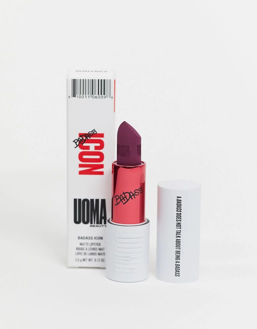 UOMA Beauty BadAss Icon Concentrated Matte Lipstick - Funmilayo-Purple  Purple