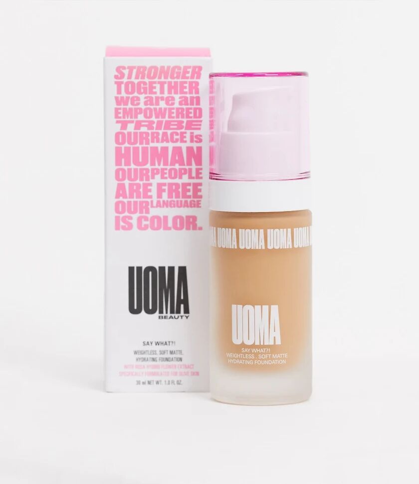 UOMA Beauty Say What?! Soft Matte Foundation Honey Honey-Brown  Brown