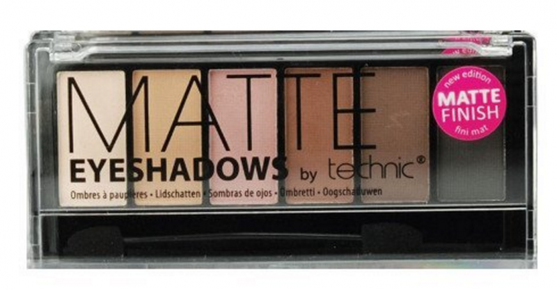 Technic Matte Eyeshadow Palette Nudes 7,5 g Øyenskygge