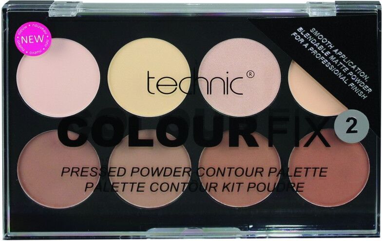 Technic Colour Fix Pressed Powder Contour Palette 2 8 x 3,5 g Sminkepalett