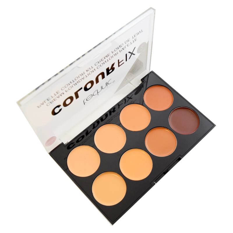 Technic Colour Fix Cream Foundation Contour Palette 2 8 x 3,5 g Sminkepalett