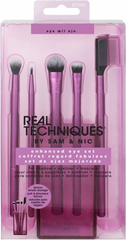 Real Techniques Enhanced Eye Brush Set 6 stk Pensel