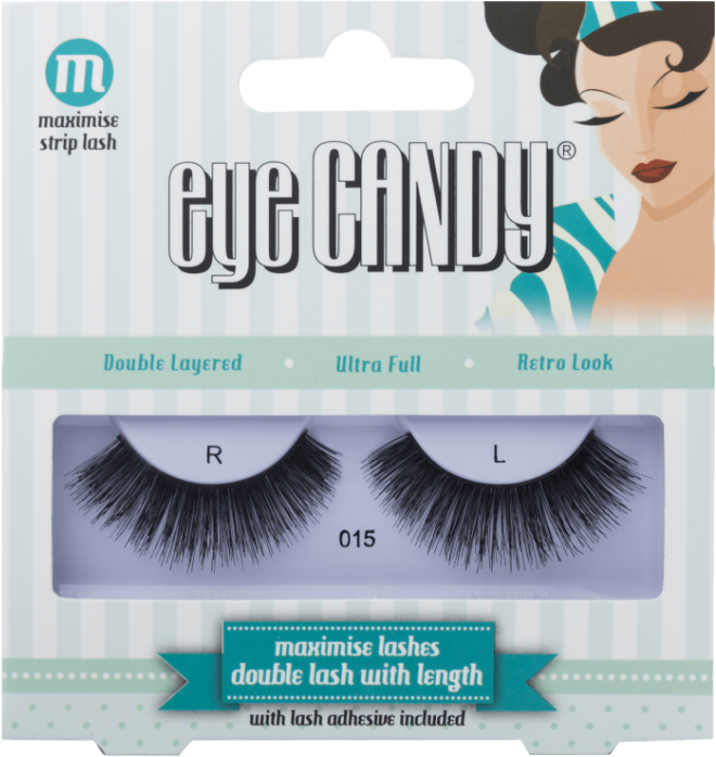 Candy 50's Style False Lashes 015 1 par Falske øyevipper