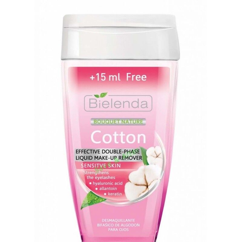 Bielenda Bouquet Nature Cotton Make-Up Remover Sensitive Skin 140 ml Sminkefjerner