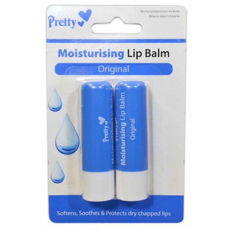Pretty Moisturising Lip Balm Original 2 x 4,3 g Lipbalm