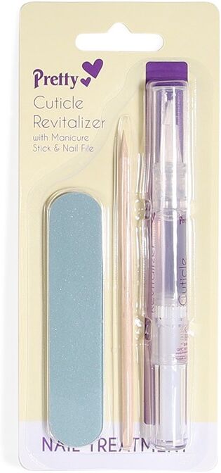 Pretty Cuticle Revitalizer Sett 1,8 ml + 2 stk Neglepleie