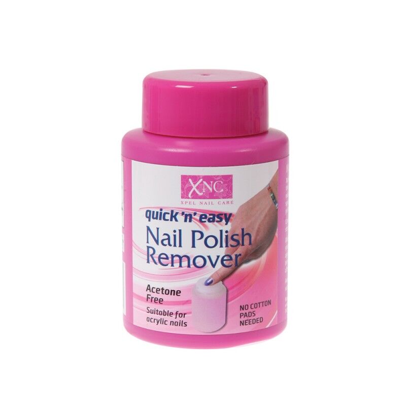 XNC Quick 'n' Easy Acetone Free Nail Polish Remover 75 ml Neglelakkfjerner