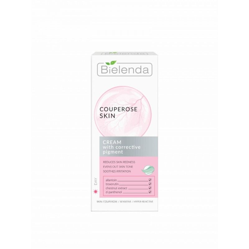 Bielenda Capillary Skin Cream With Corrective Pigment 50 ml Ansiktskrem