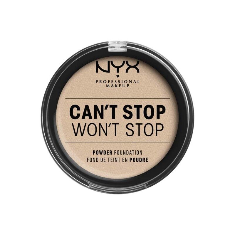 NYX Can't Stop Won't Stop Powder Foundation Alabaster 10,7 g Pudder