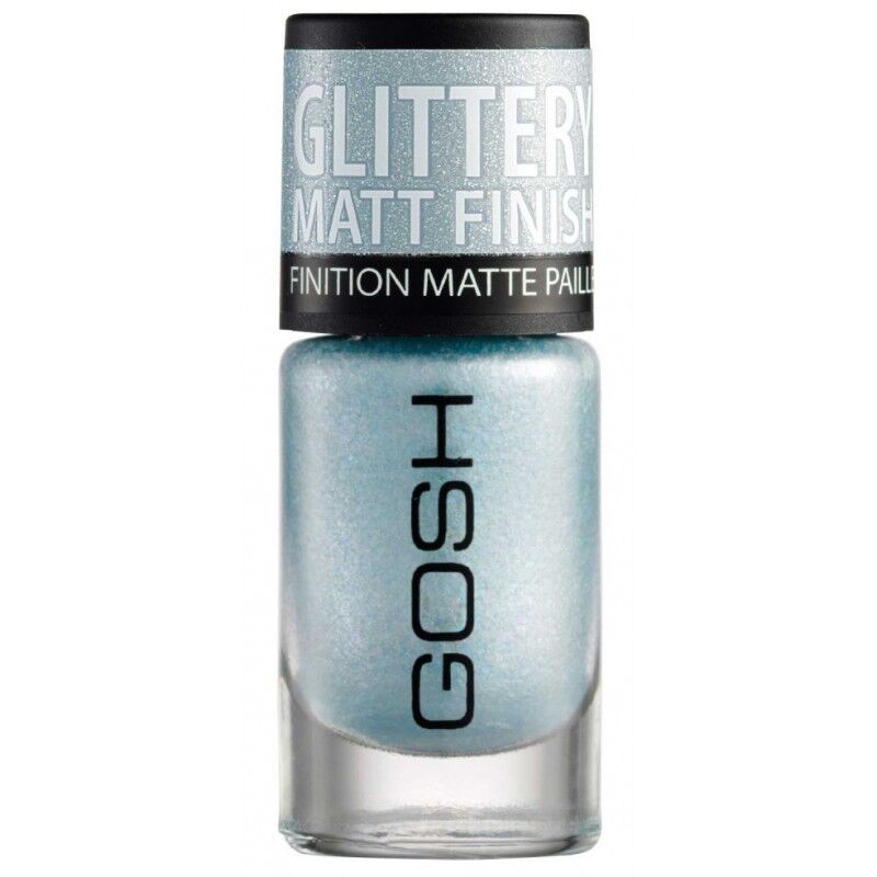 GOSH Frosted Nail Lacquer 08 Frosted Soft Blue 8 ml Neglelakk