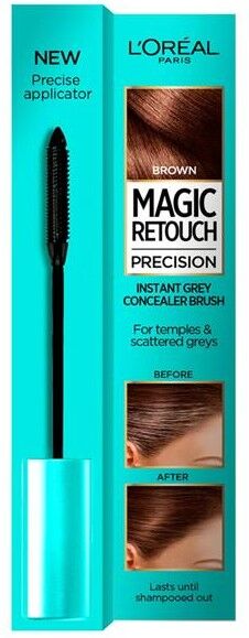 L'Oreal Magic Retouch Precision Brown Instant Grey Concealer Brush 8 ml Hårstyling